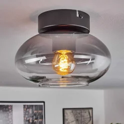 Plafonnier Haikala Noir, 1 Lumiere