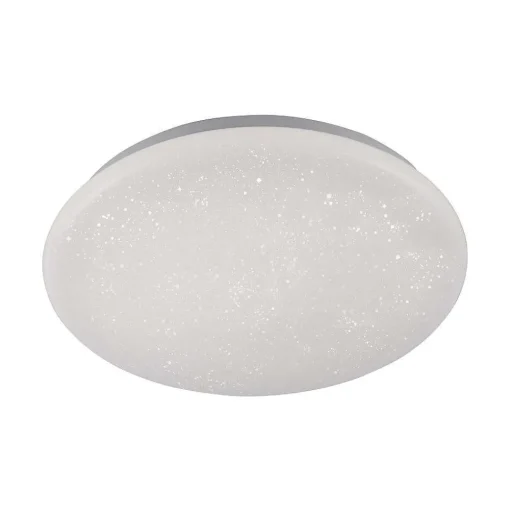 Plafonnier Leuchten Direkt Skyler Led Blanc, 1 Lumiere, Detecteur De Mouvement
