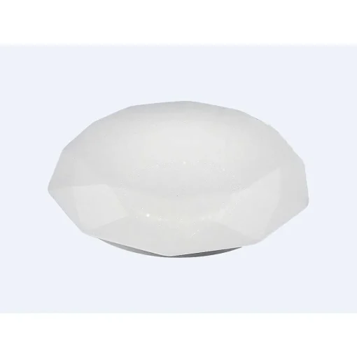 Plafonnier Mantra Diamante Smart Led Blanc, 1 Lumiere, Telecommandes