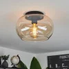 Plafonnier Molloy Ambre, 1 Lumiere