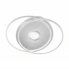 Plafonnier Paul Neuhaus Q-Amira Led Acier Brosse, 1 Lumiere, Telecommandes