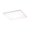 Plafonnier Paul Neuhaus Q-Flag Led Blanc, 1 Lumiere, Telecommandes, Changeur De Couleurs