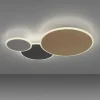 Plafonnier Paul Neuhaus Q-Piato Led Blanc, 1 Lumiere, Telecommandes