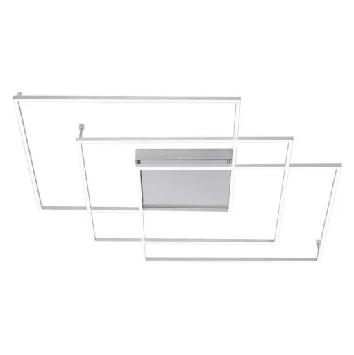 Plafonnier Paul Neuhaus Q-Inigo Led Nickel Mat, 3 Lumieres