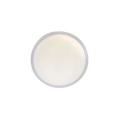 Plafonnier Paul Neuhaus Q-Lenny Led Blanc, 1 Lumiere, Telecommandes, Changeur De Couleurs