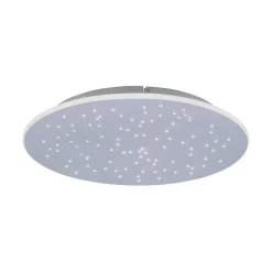 Plafonnier Paul Neuhaus Q-Nightsky Led Aluminium, 1 Lumiere, Telecommandes
