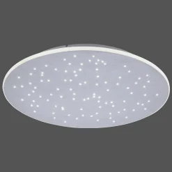 Plafonnier Paul Neuhaus Q-Nightsky Led Aluminium, 1 Lumiere, Telecommandes