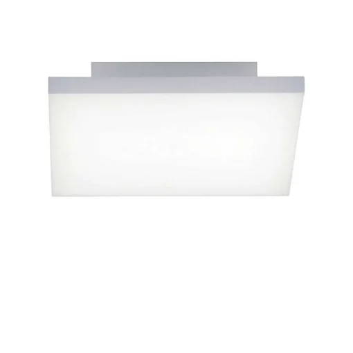 Plafonnier Paul Neuhaus Q-Flag Led Blanc, 1 Lumiere, Telecommandes, Changeur De Couleurs