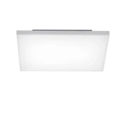 Plafonnier Paul Neuhaus Q-Flag Led Blanc, 1 Lumiere, Telecommandes, Changeur De Couleurs
