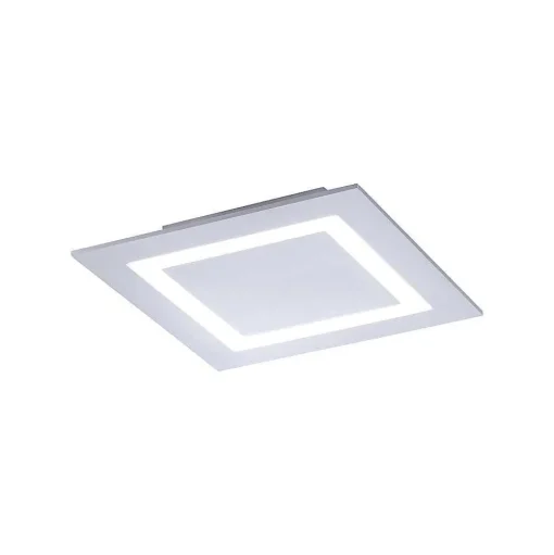 Plafonnier Paul Neuhaus Q-Miran Led Aluminium, 1 Lumiere, Telecommandes, Changeur De Couleurs