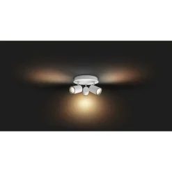 Plafonnier Philips Hue Adore Led Blanc, 3 Lumieres, Telecommandes