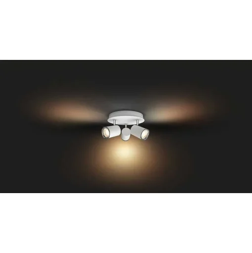 Plafonnier Philips Hue Adore Led Blanc, 3 Lumieres, Telecommandes