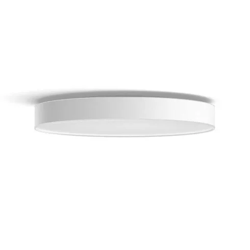 Plafonnier Philips Hue Enrave Led Blanc, 1 Lumiere, Telecommandes