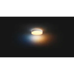 Plafonnier Philips Hue Enrave Led Blanc, 1 Lumiere, Telecommandes
