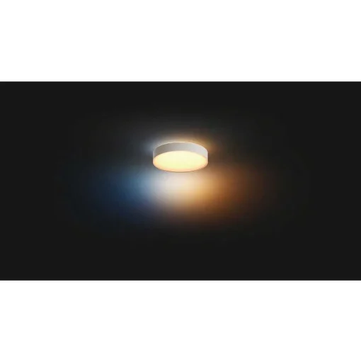 Plafonnier Philips Hue Enrave Led Blanc, 1 Lumiere, Telecommandes