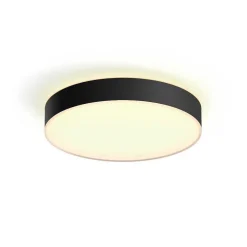 Plafonnier Philips Hue Enrave Led Noir, 1 Lumiere, Telecommandes