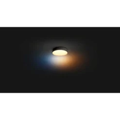 Plafonnier Philips Hue Enrave Led Noir, 1 Lumiere, Telecommandes