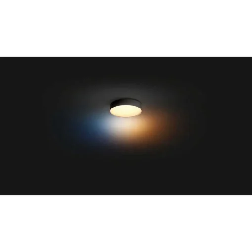 Plafonnier Philips Hue Enrave Led Noir, 1 Lumiere, Telecommandes