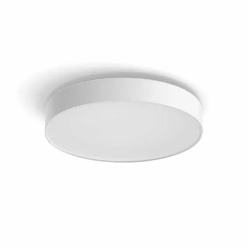 Plafonnier Philips Hue Enrave Led Blanc, 1 Lumiere, Telecommandes