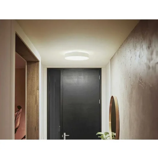 Plafonnier Philips Hue Enrave Led Blanc, 1 Lumiere, Telecommandes