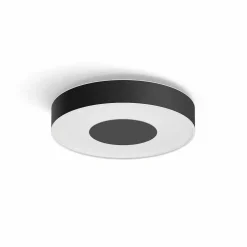 Plafonnier Philips Hue Infuse Led Noir, 1 Lumiere, Changeur De Couleurs