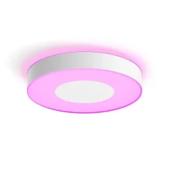 Plafonnier Philips Hue Infuse Led Blanc, 1 Lumiere, Changeur De Couleurs