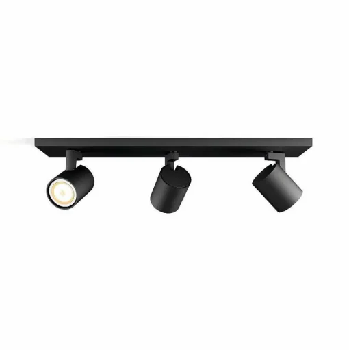 Plafonnier Philips Hue Runner Led Noir, 3 Lumieres, Telecommandes