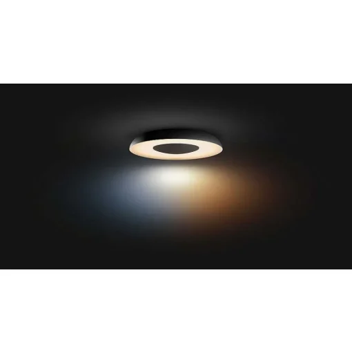 Plafonnier Philips Hue Still Led Noir, 1 Lumiere, Telecommandes