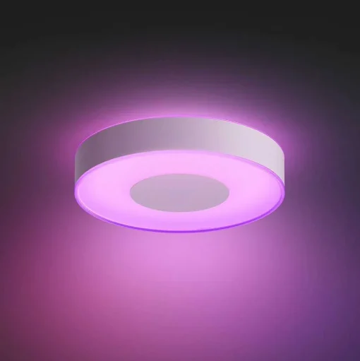 Plafonnier Philips Hue Xamento Led Blanc, 1 Lumiere, Changeur De Couleurs