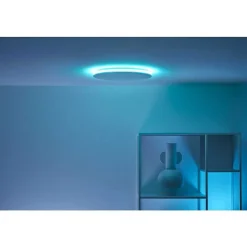 Plafonnier Philips Wiz Rune Led Blanc, 1 Lumiere, Changeur De Couleurs
