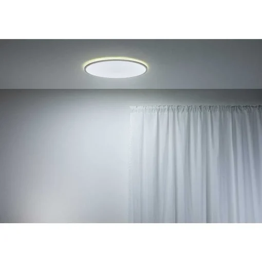 Plafonnier Philips Wiz Superslim Led Blanc, 1 Lumiere, Changeur De Couleurs
