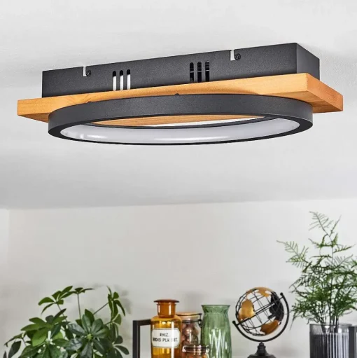 Plafonnier Pompu Led Ecru, 1 Lumiere