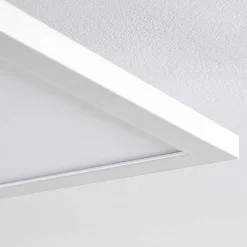 Plafonnier Salmi Led Blanc, 1 Lumiere, Telecommandes, Changeur De Couleurs