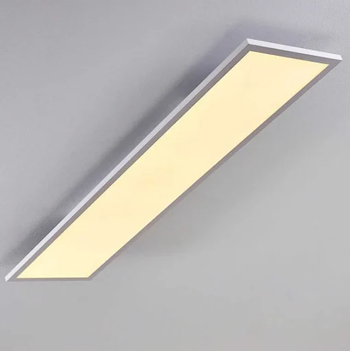 Plafonnier Salmi Led Blanc, 1 Lumiere, Telecommandes, Changeur De Couleurs