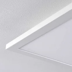 Plafonnier Salmi Led Blanc, 1 Lumiere, Telecommandes, Changeur De Couleurs