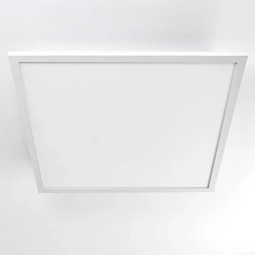 Plafonnier Salmi Led Blanc, 1 Lumiere, Telecommandes, Changeur De Couleurs