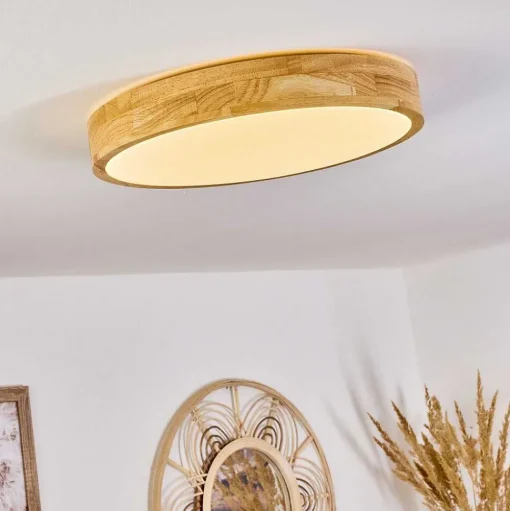 Plafonnier Samaira Led Ecru, 1 Lumiere