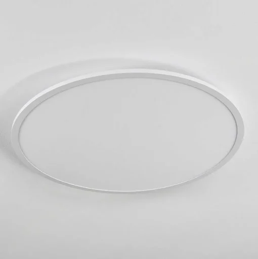Plafonnier Sani Led Blanc, 1 Lumiere, Telecommandes, Changeur De Couleurs