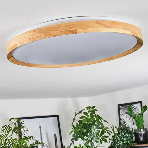 Plafonnier Sofo Led Blanc, 1 Lumiere, Telecommandes