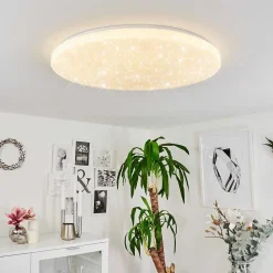 Plafonnier Sweet Led Blanc, 1 Lumiere, Telecommandes