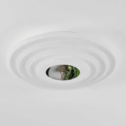 Plafonnier Takok Led Blanc, 1 Lumiere, Telecommandes