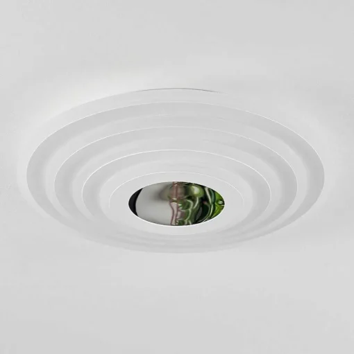 Plafonnier Takok Led Blanc, 1 Lumiere, Telecommandes