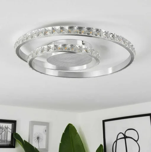 Plafonnier Tanganheira Led Aluminium, 1 Lumiere