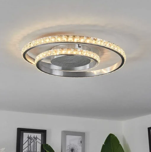 Plafonnier Tanganheira Led Aluminium, 1 Lumiere