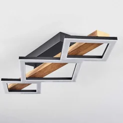 Plafonnier Tavon Led Ecru, Noir, 1 Lumiere