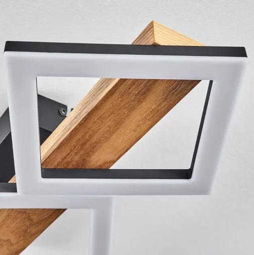 Plafonnier Tavon Led Ecru, Noir, 1 Lumiere