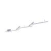 Plafonnier Trio Leuchten Wiz Melby Led Nickel Mat, 1 Lumiere, Telecommandes, Changeur De Couleurs
