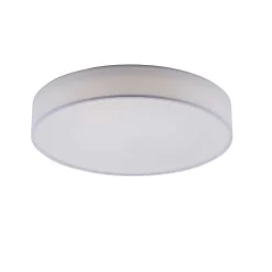 Plafonnier Trio Leuchten Wiz Diamo Led Blanc, 1 Lumiere, Telecommandes, Changeur De Couleurs