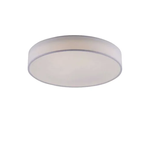 Plafonnier Trio Leuchten Wiz Diamo Led Blanc, 1 Lumiere, Telecommandes, Changeur De Couleurs
