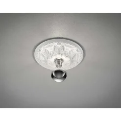 Plafonnier Trio Leuchten Lilly Blanc, 1 Lumiere